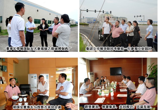 海外知名投資公司來(lái)綠之韻集團(tuán)訪問洽談