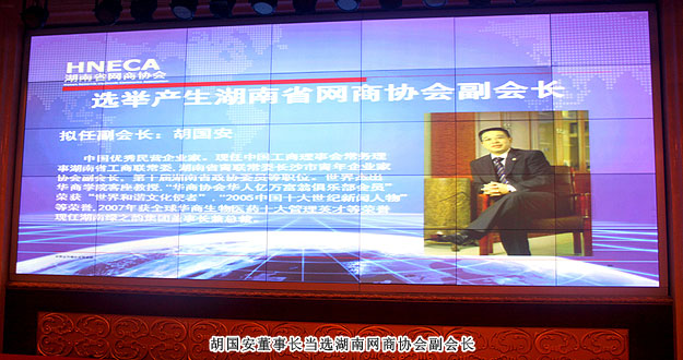 湖南省網(wǎng)商協(xié)會(huì)成立，綠之韻集團(tuán)胡國(guó)安董事長(zhǎng)當(dāng)選副會(huì)長(zhǎng)