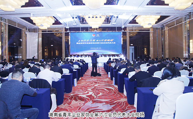 湖南省青年企業(yè)家協(xié)會(huì)第六次會(huì)員代表大會(huì)舉行，胡均安副總裁當(dāng)選省青企協(xié)副會(huì)長(zhǎng)